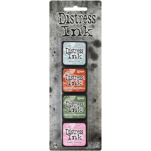 Tim Holtz Distress Mini Ink Pads 4pcs - Kit 16