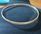 Krementz Textured 14k Tested Overlayed: Gold Krementz Bangle Stackable Bracelet — photo 7