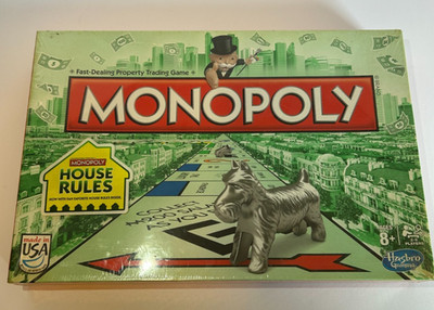 Monopoly House Rules Board Game hasbro NEW SEALED