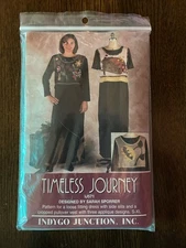 Uncut Timeless Journey Pattern Size s-xl Dress/Applique Vest Indygo Junction 