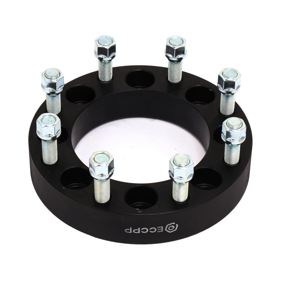 2pcs 8x6.5 1.5" Wheel Adapters For 2001-2010 GMC Sierra 2500 HD 3500 HD to 8x180 Foto 4 de 4