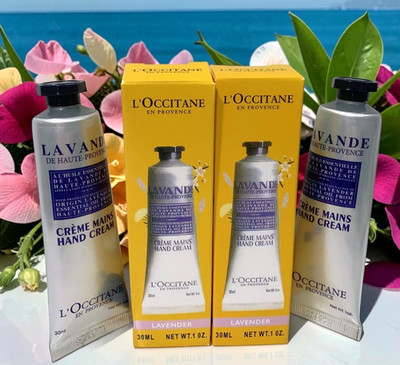 L'OCCITANE PROVENCE AROUND THE WORLD LAVANDER HAND CREAM 30mL/1oz SET OF 2