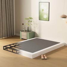 4 Inch Full Size Box Spring with Fabric Cover, Noise Free Mattress Foundation...