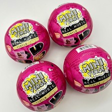 MGA's Miniverse Real Music Mini Playable Vinyl Records Mystery Blind Ball x4