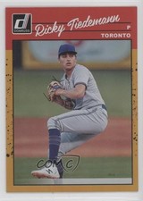 2023 Panini Donruss Retro 1990 Variation Holo Orange Ricky Tiedemann #249 0c2