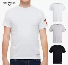 Image of True Religion Mens T Shirts Short Sleeve Buddha Summer Crew Neck Cotton Tee NEW