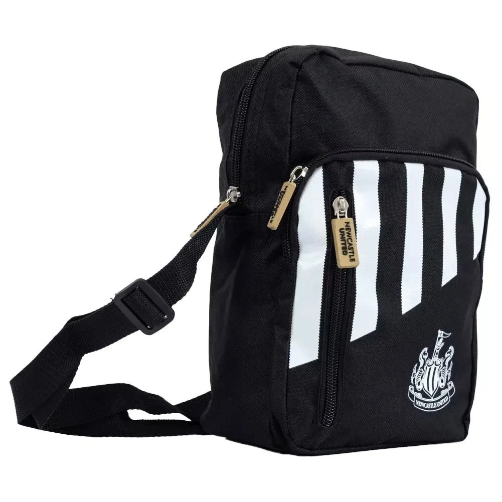 Newcastle United FC Side Bag Stripe Shoulder Bag Gift Official Licensed