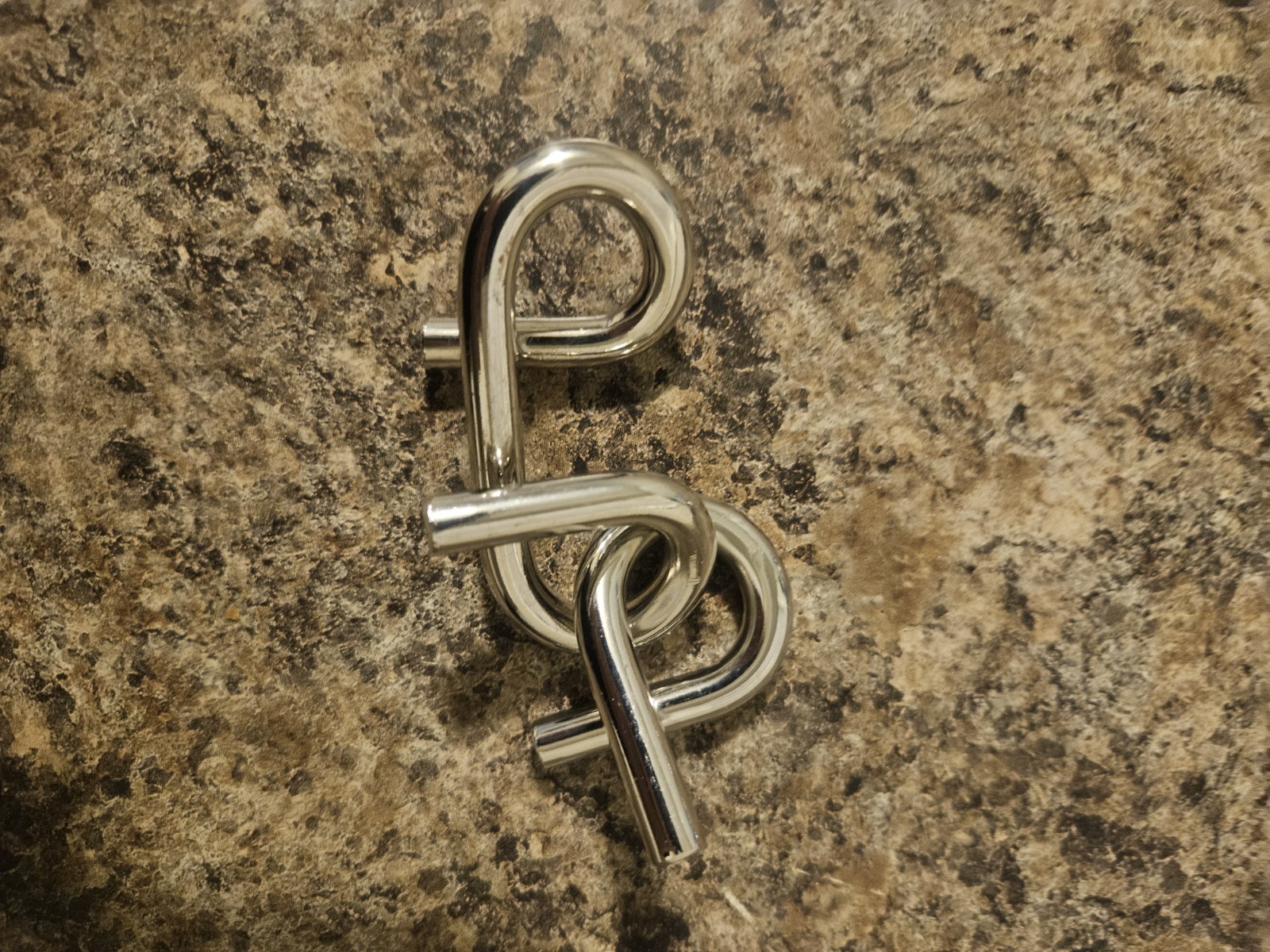 Metal Puzzles With Solutions Set of Four Brain Teaser Chunky Metal Puzzles