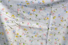 Single dainty floral cotton standard pillowcase 20x32"