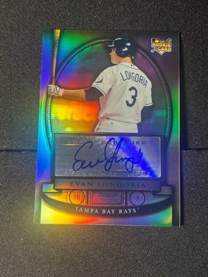 2008 Bowman Sterling Evan Longoria Refractor RC Auto /199
