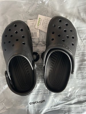crocs kids size j4 boys NEW Condition. Black W Tags