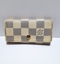 Louis Vuitton White Damier Azur Key Multi Case Holder