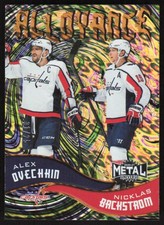 2020-21 SkyBox Metal Alloyance Gold Alex Ovechkin Backstrom 01/25 1/1 Capitals