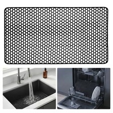 Myirxcv Sink Protectors for Kitchen Sink, Black 28.34" x 15.74", Black