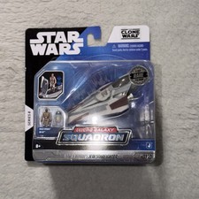 STAR WARS MICRO GALAXY SQUADRON MACE WINDU   S JEDI STARFIGHTER 1 15000 RARE  0170