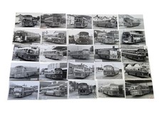 25 Vintage Crossville Bristol RE Bus Photos – Original B/W Transport Collection