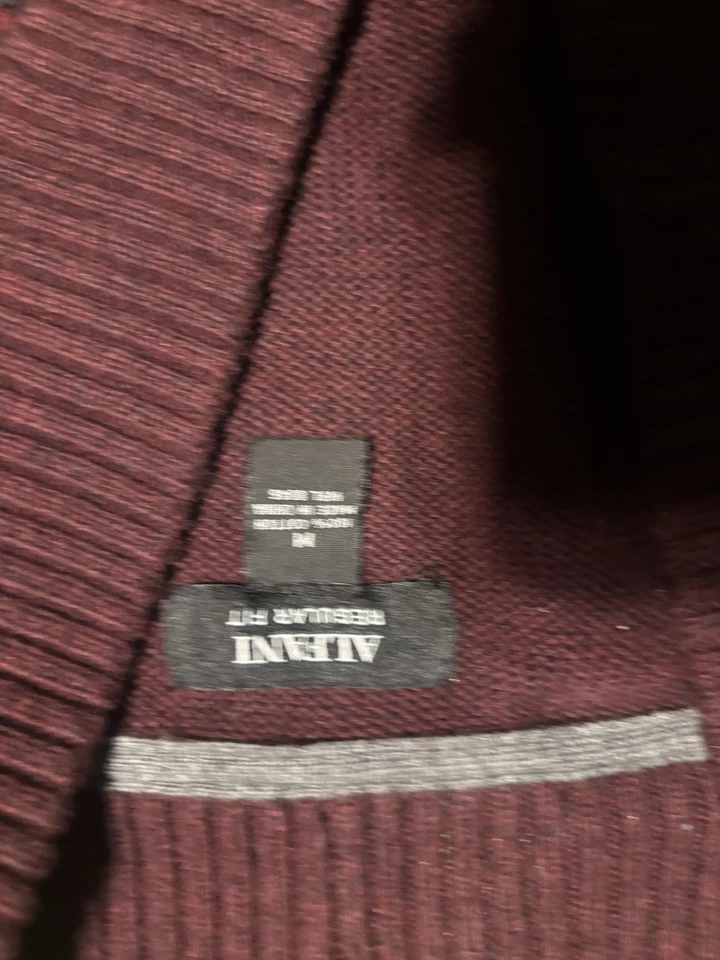 Cárdigan Suéter Alfani Vintage Para Hombre M Abuelo Cosby Italia Años 90 Maestro Años 80’s Foto 4 de 4