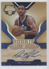 2015-16 Totally Certified Rookie Roll Call Mirror Gold 5/10 Trey Lyles Auto 0b0