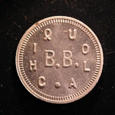 Nice South Carolina cotton mill token - Chiquola Mfg. Co., 5¢, Honea Path, S.C.