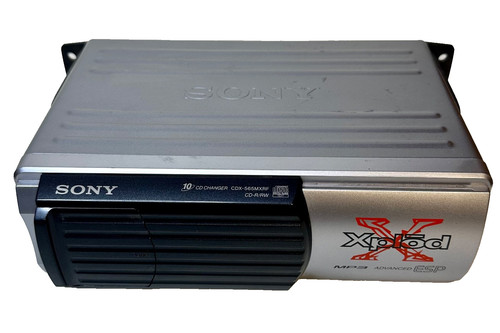 Sony Xplod CDX-565MXRF 10 CD Changer MP3 Compact Disc Charger- UNTESTED
