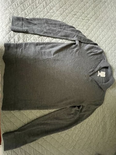 Men Calvin Klein Sweater Grey Wool 38