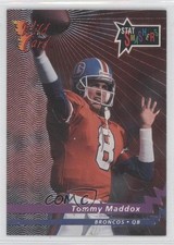 1992 Wild Card Stat Smashers Tommy Maddox #SS-36 Rookie RC 0a1. rookie card picture