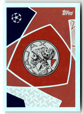 Topps Champions League Sticker 2025-26 No. 42 AFC Ajax Amsterdam Logo Holo