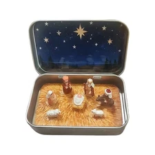 Christmas Nativity Set Resin Christmas Home Decor Pocket Nativity Set 