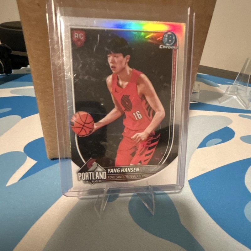 Topps 2024-25 Bowman Chrome Yang Hansen BRR-16 Bowman Rookies Rewind RC