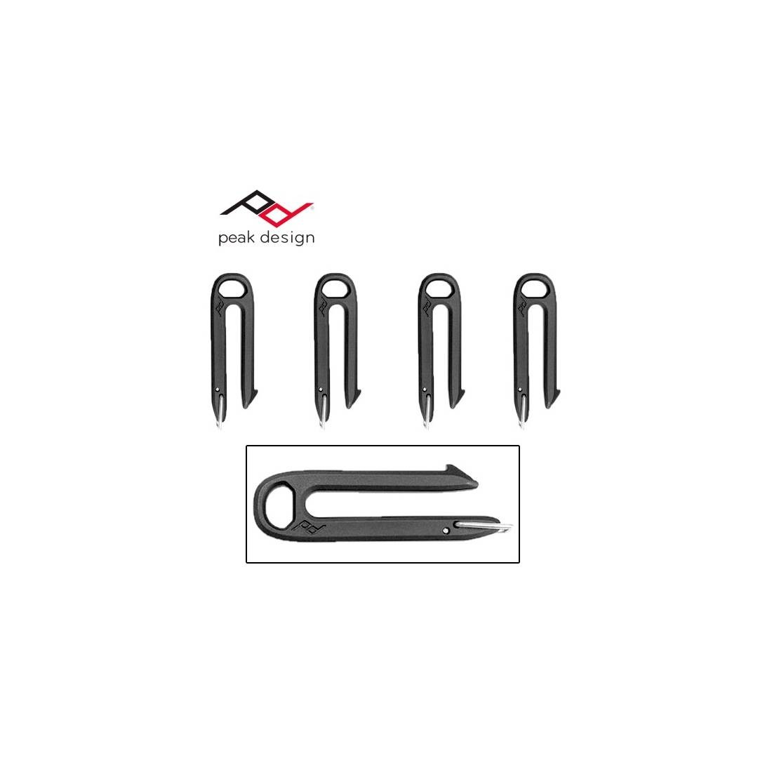 PEAK DESIGN 4PK-CC-1 Pack C-Clips for Cube Camera