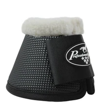 Professional's Choice All Purpose Bell Boots with Fleece - Black
