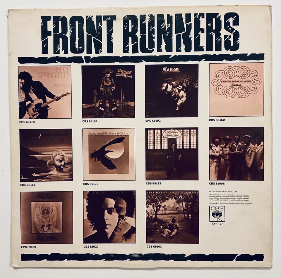 RARE VARIOUS 1975 & 1976 MELODY MAKER - FRONT RUNNERS VOL 1 & 2 VINYL LP PROMO - Image 3 of 4