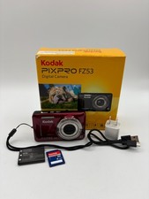 Kodak PixPro FZ53 16.0MP Digital Camera Red w/5x Zoom Bundle