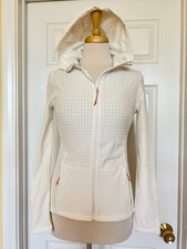 SPYDER ACTIVE white full zip sweatshirt jacket top size XS hoodie