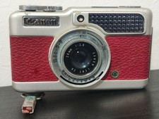 Canon Demi Red 35mm Half Frame Film Camera SH 28mm F2.8 Japan For Parts