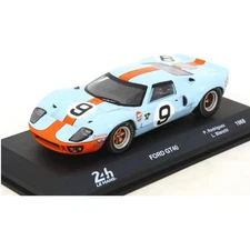 1:43 1968 Le Mans 24 Hour Winner -- #9 Ford GT40 Gulf Oil -- Atlas