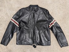 Vanson Leathers Model B HouseMD Jacket Mens Size 46 Black competition weight 