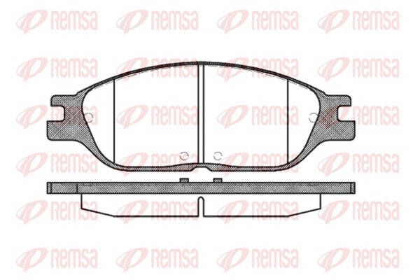 Remsa Bremsbelagsatz Scheibenbremse 0738.00 FüR Windstar A3 Ford-image