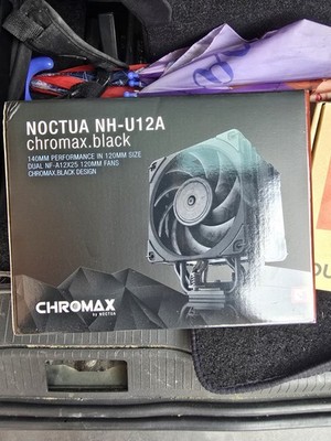 Noctua NH-U12S chromax.Black, 120mm Single-Tower CPU-Kühler (schwarz)