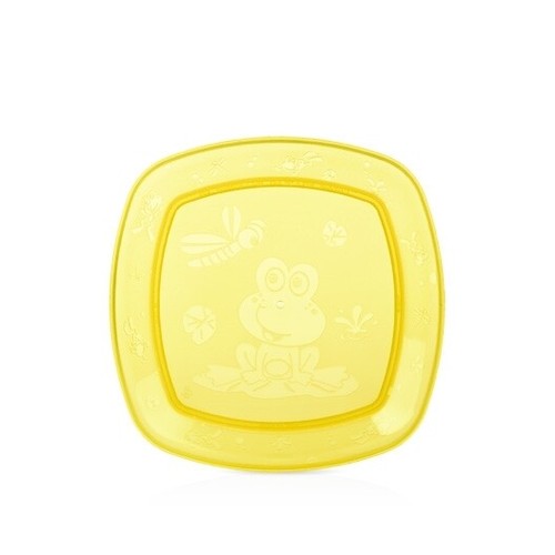 Nuby Fun Feeding Square Plate - Durable - Fun - Travel - BPA Free - 第 13/18 張圖片