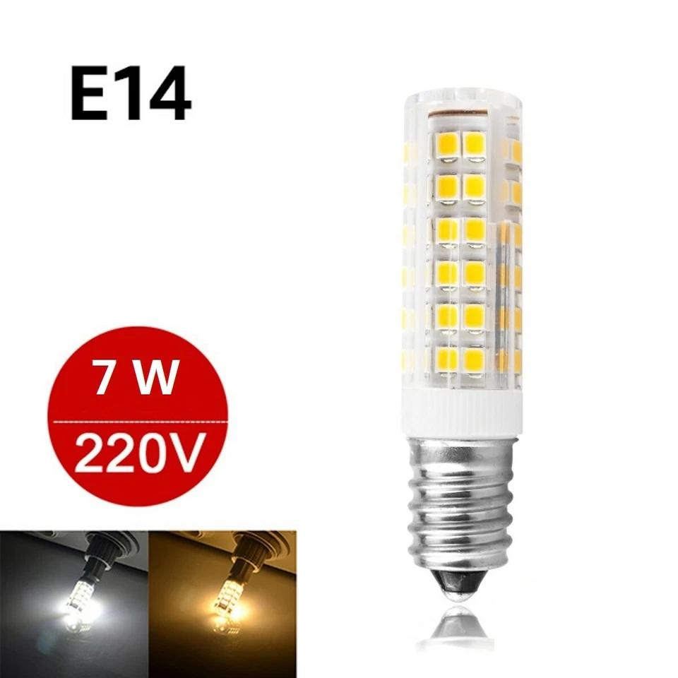 7W LED Bulb Lamp E14 Corn Bulb Light For Selenite / Salt Lamps Warm Cool White - image 2 of 4