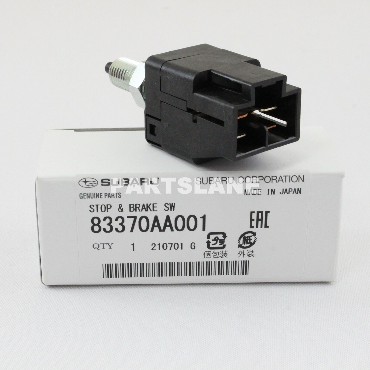83370AA001 Subaru OEM Genuine STOP & BRAKE SW | Black | Genuine