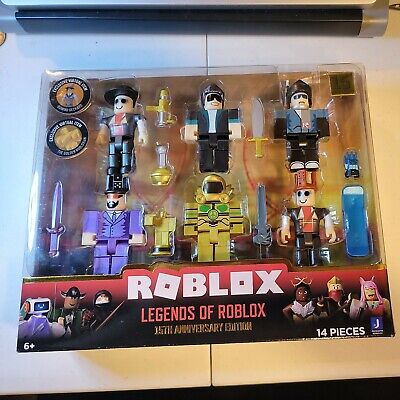 ROBLOX LEGENDS OF ROBLOX 15TH ANNIVERSARY EDITION WITH VIRTUAL ITEM CODES  NIB 191726413097