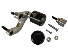 KAWASAKI 2006-2007 ZX10R WOODCRAFT RACING FRAME SLIDER KIT WITH BLACK PUCKS