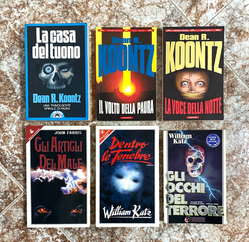 Nuovo N.6 HORROR Bestsellers DEAN R. KOONTZ La Casa del Tuono + W.KATZ, J.FARRIS