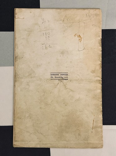 1935 DIEPPE GRAND PRIX RACE REGULATION REGLEMENT PROGRAMME BOOK SCUDERIA FERRARI - Picture 7 of 7