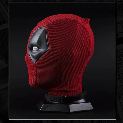 HOT! Deadpool Vollgesichtsmaske Perspektive Superheld atmungsaktiv Strick Halloween COS - Bild 5 von 9