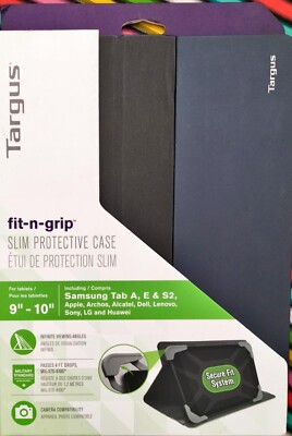 Targus Fit-n-Grip Slim Schutzhülle 9''-10'' Samsung Tab A, E & S2 THZ661GL