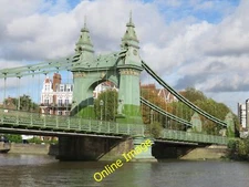 Photo 6x4 Hammersmith Bridge North Tower Hammersmith/TQ2279 The first Ha c2014
