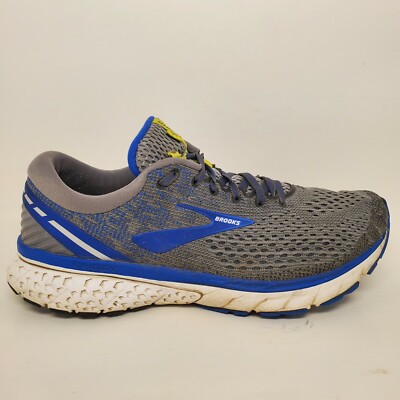 Brooks Ghost 11 Mens Running Shoes Grey Blue Lime 1102881D006 Size 9 Brooks Ghost 11 Grey & Blue Size 11 Mens 1102881D006 | eBay main image 4
